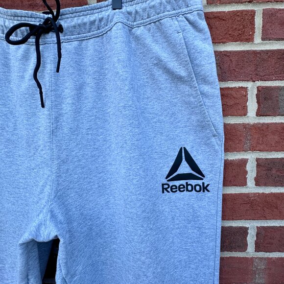 Reebok Joggers Mens Size 3XL Gray Pockets Athleisure Activewear Loungewear - Picture 3 of 11